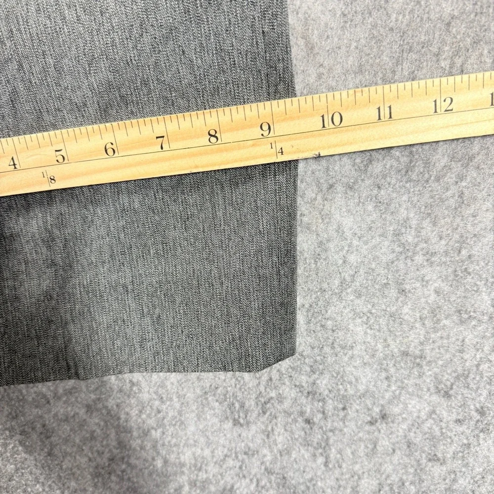 Banana Republic Dress Pants Mens 36x31 Gray Heather Tailored Slim Fit‎ Non Iron